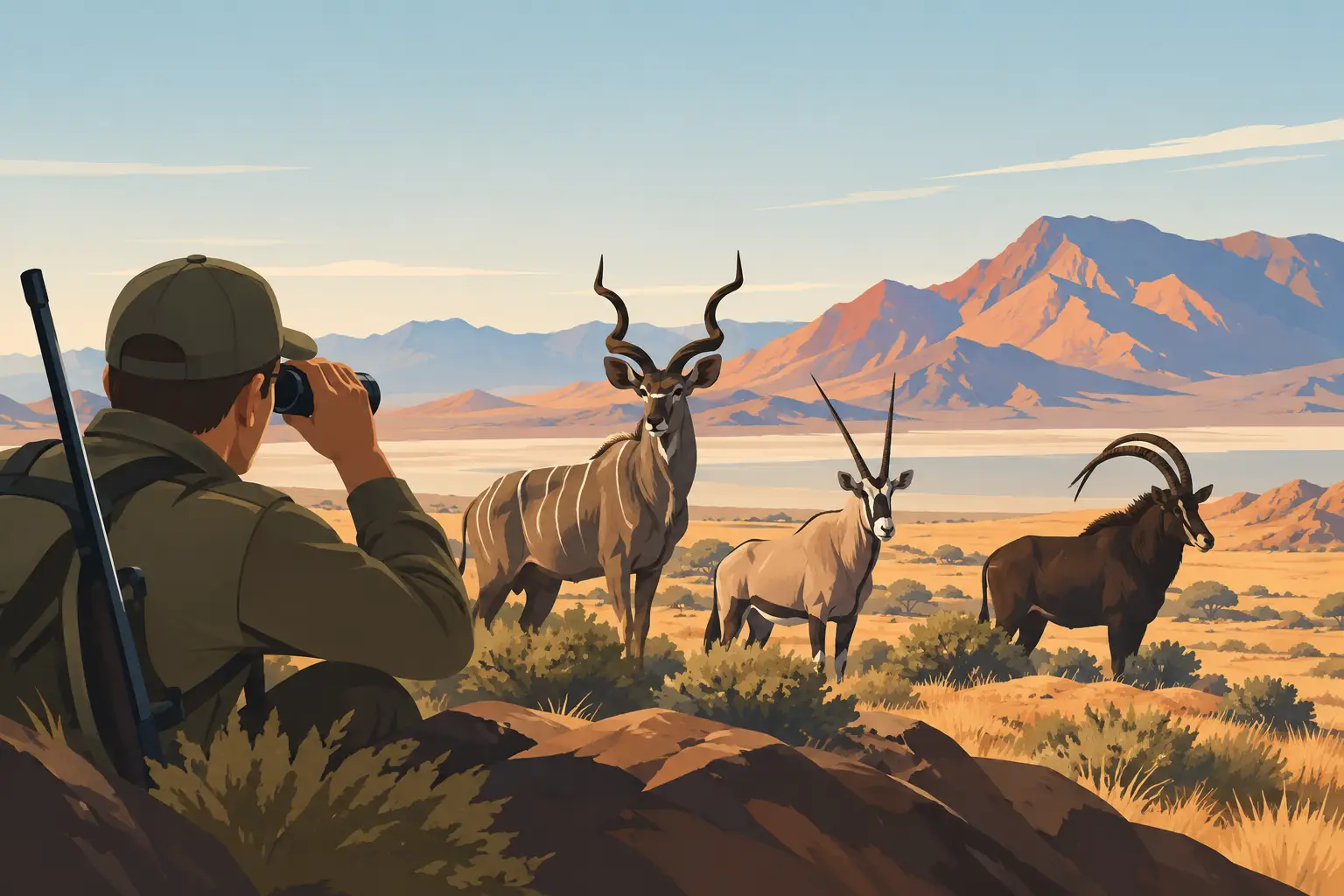 How to Select Trophy Species for a Namibia Hunt